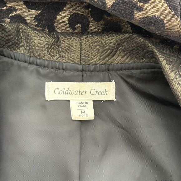 Coldwater Creek Phoebe Brocade Velvet Patchwork Vest Medium Whimsigoth Steampunk - Picture 11 of 13